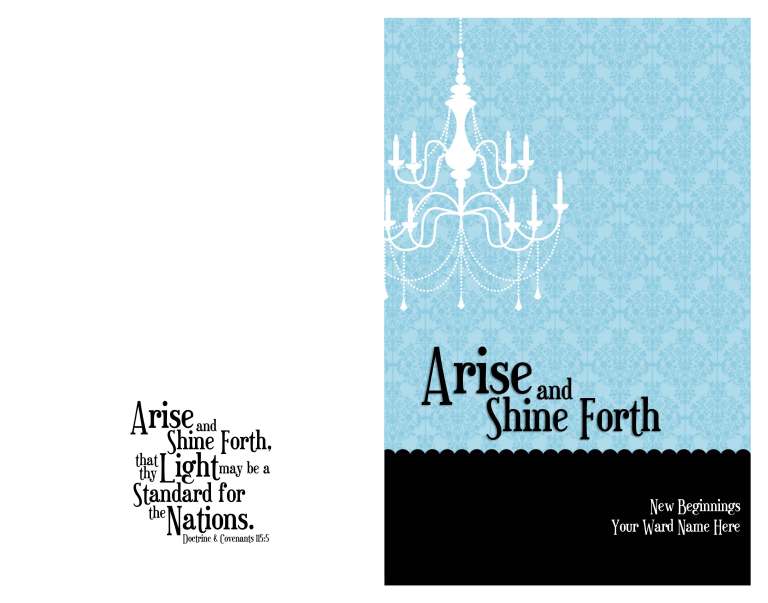 Show Program Cover Example YW Program Covers – Hang a Ribbon on the Moon