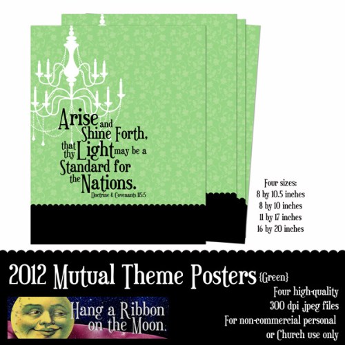 Arise and Shine Forth Posters: Pink, Green and Yellow – Hang a Ribbon ...