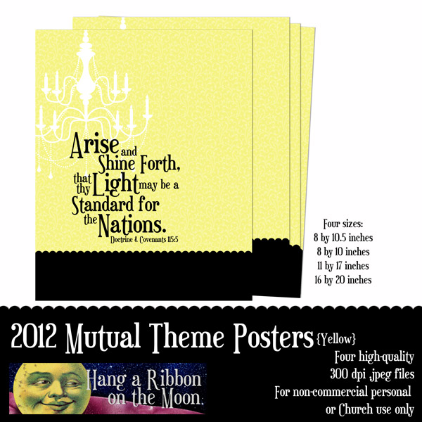 Arise and Shine Forth Posters: Pink, Green and Yellow – Hang a Ribbon ...