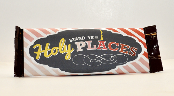 2013 Mutual Theme candy bar wrapper (1.55 oz. Hershey's) for Young Women. Free download from Hang a Ribbon on the Moon.