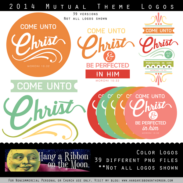 2014 Mutual Theme Logos from Hang a Ribbon on the Moon. Free download--13 different versions. Also download color (39 logos) and distressed logos. Plus, download 2 bonus retro logos! Great for t-shirts, crafts, newsletters, flyers and more!