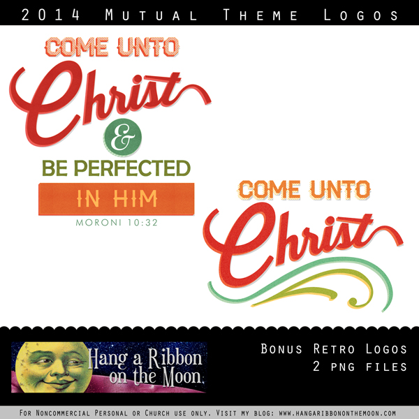 2014 Mutual Theme Logos from Hang a Ribbon on the Moon. Free download--13 different versions. Also download color (39 logos) and distressed logos. Plus, download 2 bonus retro logos! Great for t-shirts, crafts, newsletters, flyers and more!