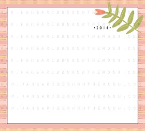 2014 Personal Progress Calendar. Great project for YW! FREE download from Hang a Ribbon on the Moon.