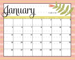 2014 Personal Progress Calendar. Great project for YW! FREE download from Hang a Ribbon on the Moon.