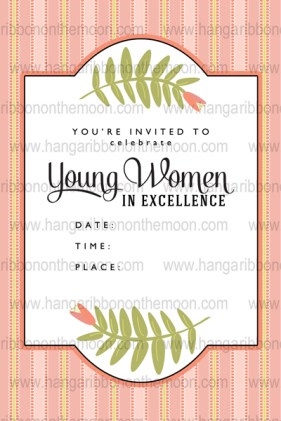 Free! 4x6 & 5x7-inch Photo Invitations for New Beginnings, YWIE, Activity Days, Relief Society and more!