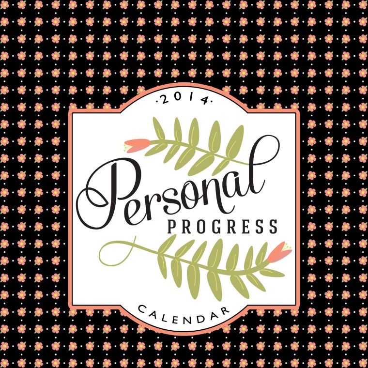 2014 Personal Progress Calendar Bonus Covers. Adapt this calendar to Activity Days and Relief Society.