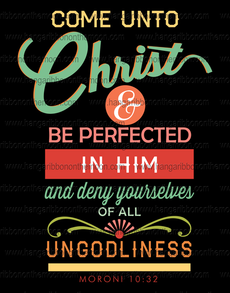 2014 Mutual Theme Come Unto Christ Posters: 8x10, 11x14, 16x20, 20x30. Four backgrounds. FREE download.