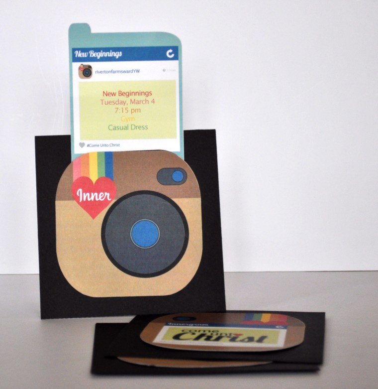 Focus on Your Innergram: Print & Cut Invites. Great for New Beginnings, YWIE, Girls Camp, Youth Conf. Tons of FREE Printables!