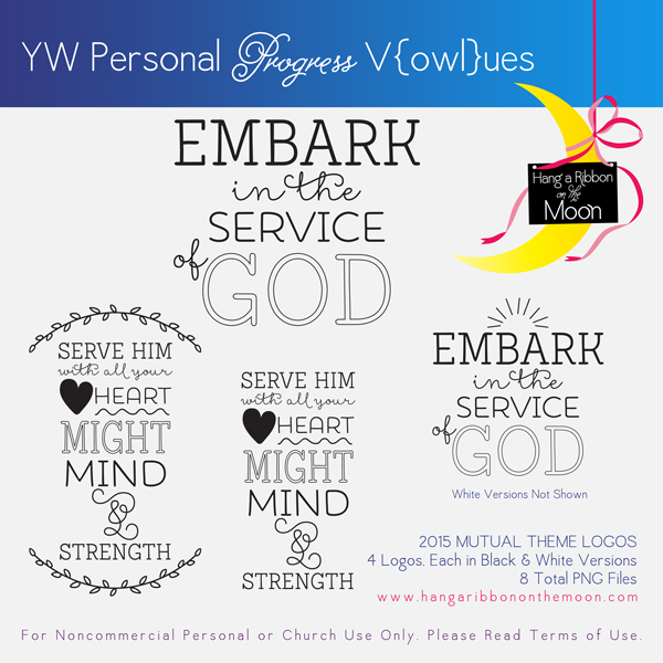 YW Personal Progress V{owl}ues 2015 Mutual Theme Logos:  Tons of free downloads!