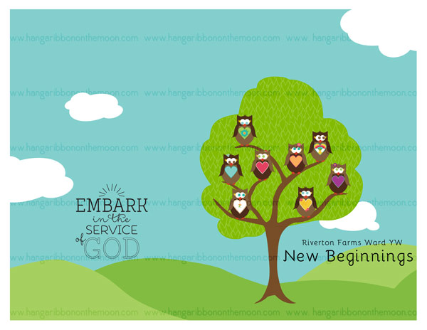 YW Personal Progress V{owl}ues Program Covers. Free download! Lots of free coordinating files!