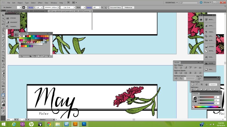 2015 Personal Progress Calendar Sneak Peek!