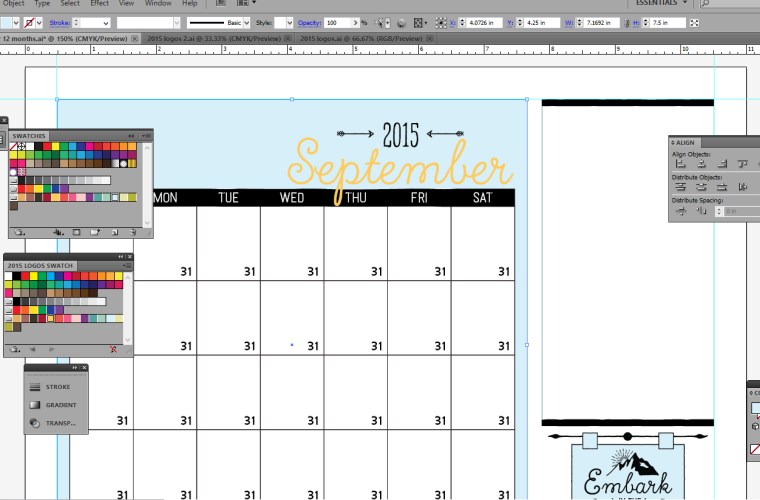 2015 Mutual Theme Calendar Preview