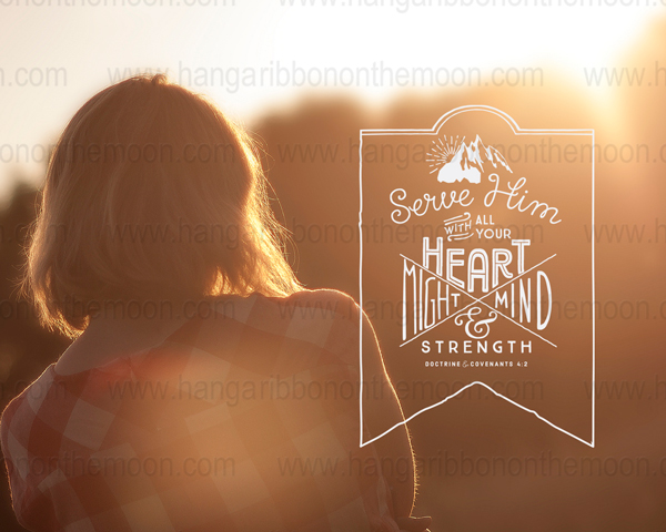 2015 Mutual Theme Photo Posters (20x16 & 10x8-inches). Six different hroizontal-format posters. FREE download! Perfect for New Beginnings, YWIE, camp, Youth Conference, binder covers, crafts, handouts, gifts and more!