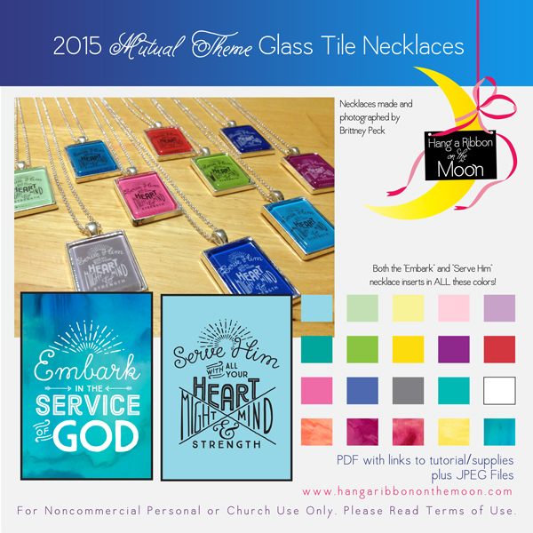 lds young women yw 2015 mutual theme embark necklaces