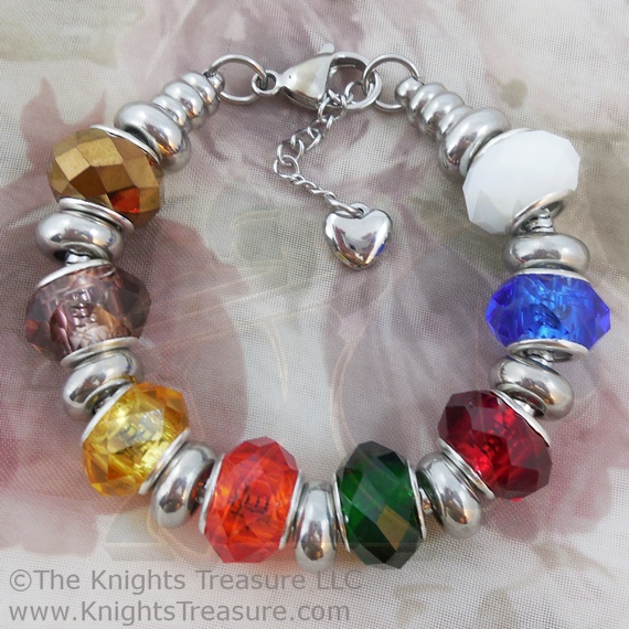 Upcoming giveaway on Hang a Ribbon on the Moon: Knight's Treasure YW Values Bracelet