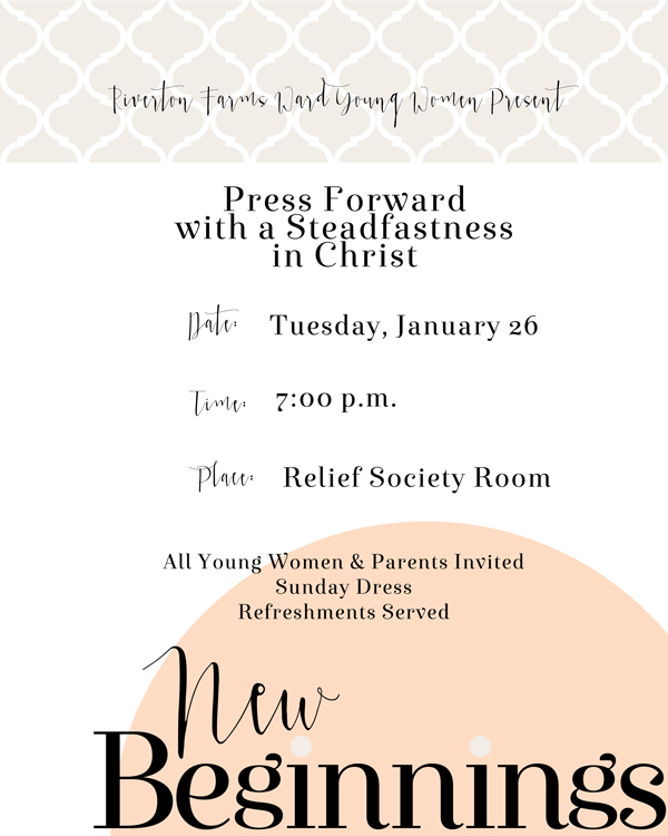 YW Values Now Collection: Event Posters. FREE download! Huge collection of printables for YWIE, New Beginnings, Personal Progress and more!