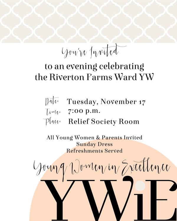 YW Values Now Collection: Event Posters. FREE download! Huge collection of printables for YWIE, New Beginnings, Personal Progress and more!