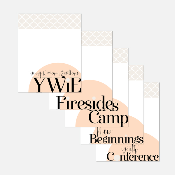 YW Values Now Collection: Event Posters. FREE download! Huge collection of printables for YWIE, New Beginnings, Personal Progress and more!