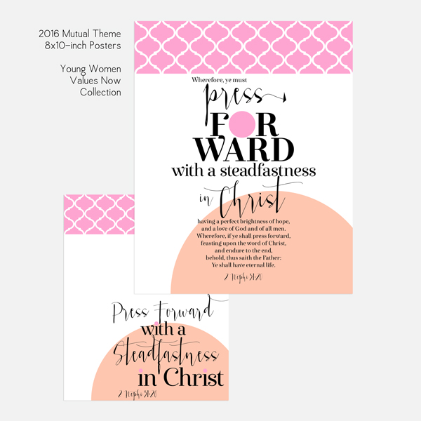 YW Values Now Collection 2015 & 2016 Mutual Theme Posters. FREE downloads!