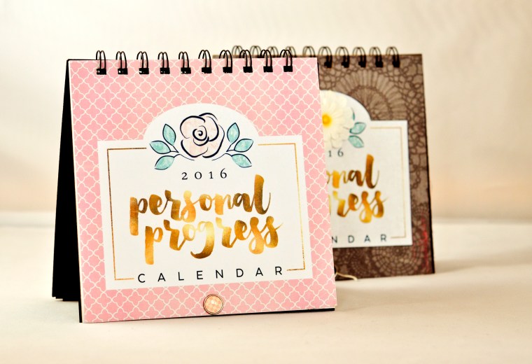 2016 LDS YW Personal Progress Calendar. Inspire your young women with this fun project. FREE download!