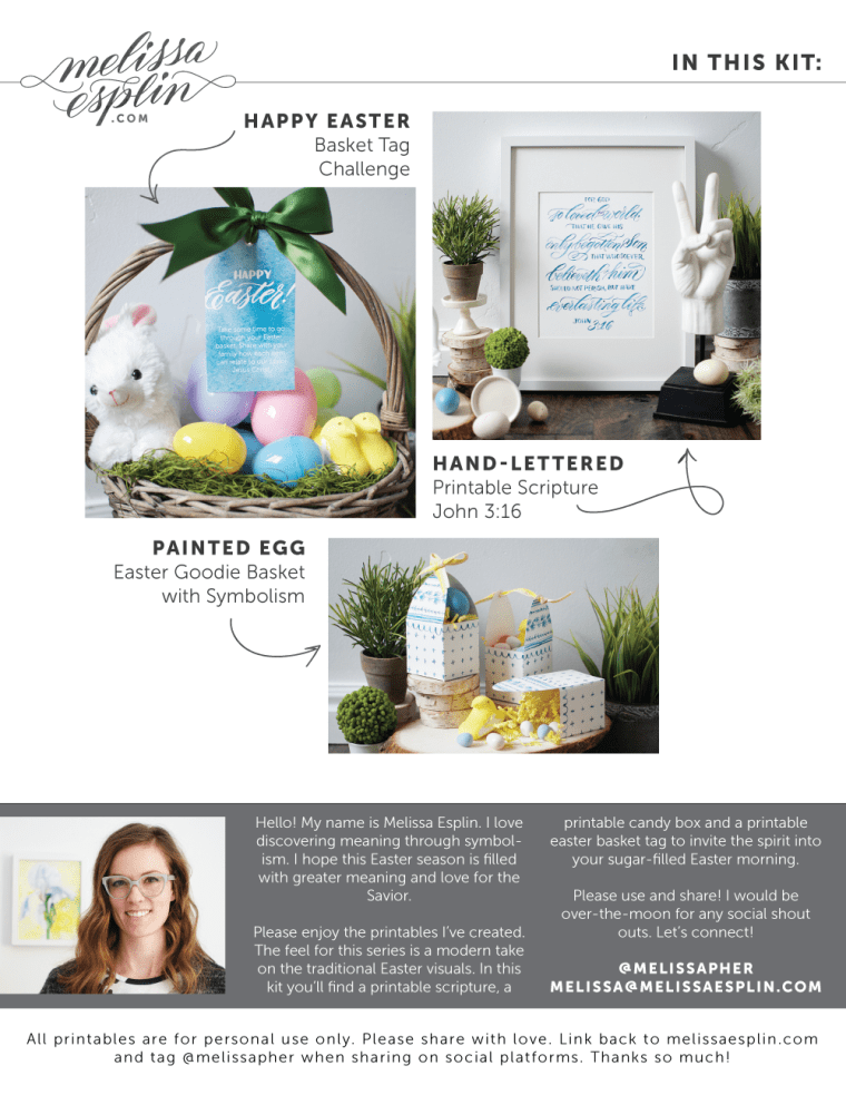 #Hallelujah Three Easter Projects by Melissa Esplin. Free Download!