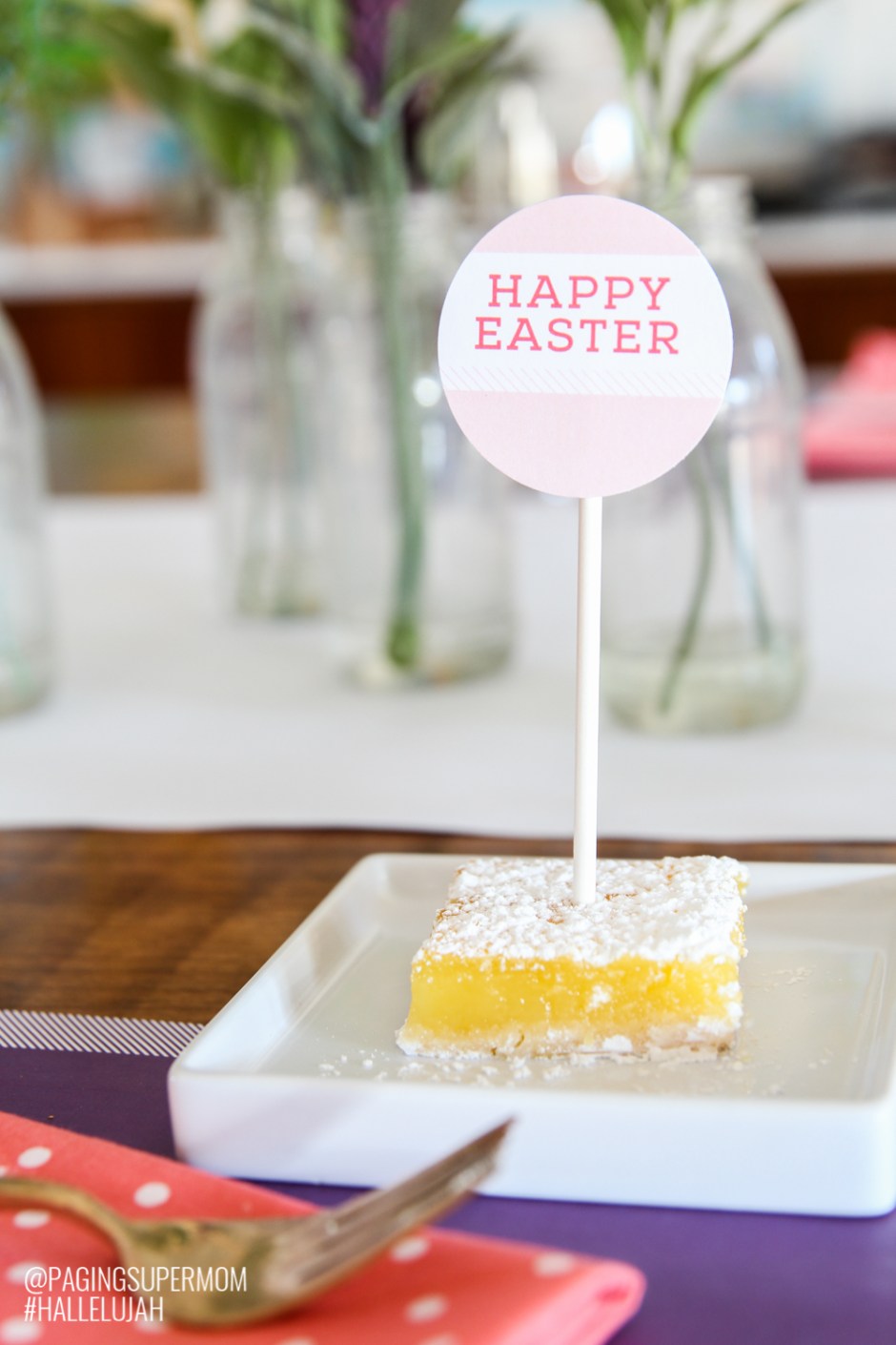 #hallelujah Easter Decor Printables from Paging Supermom. FREE download! Perfect for your home or Church lesson/activity!