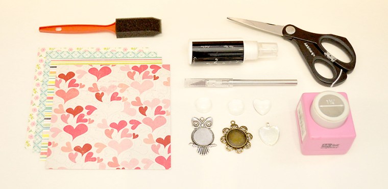 Scrapbook paper pendants. Inexpensive and fun YW Girls Camp craft! or YW gift!