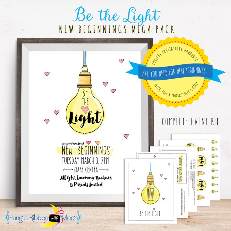 Be the Light: New Beginnings Mega Pack. Everything you need for a fabulous New Beginnings!