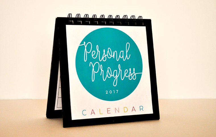 2017 LDS YW Personal Progress Calendar. FREE download!