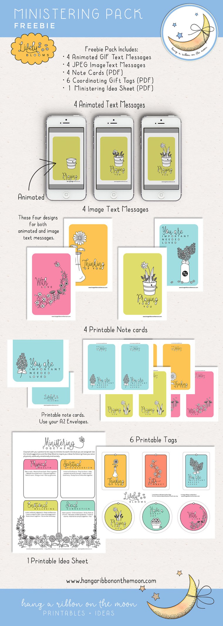 Lively Blooms Ministering Pack Freebie @ Chicken Scratch n Sniff